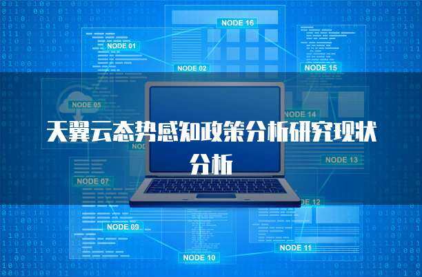 態勢感知政策分析研究現狀及其在互聯網安全服務中的應用